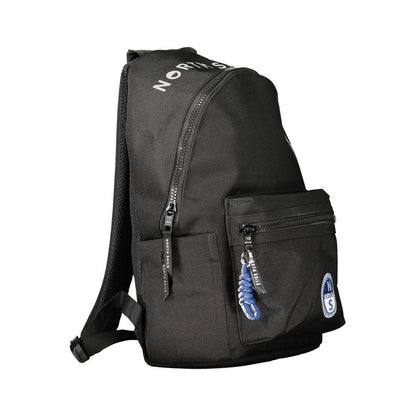 North Sails Nero Polyester Uomo Backpack with Versatile Design