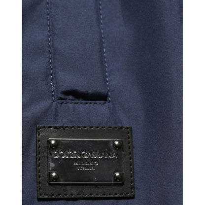 Dolce & Gabbana Dark Blue Polyester Jogger Sweatpants Pants