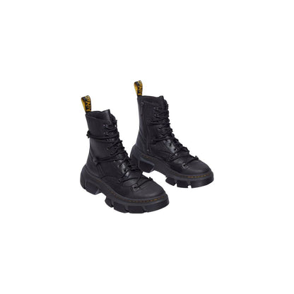 Dr. Martens Black Leather Lace-Up Boots