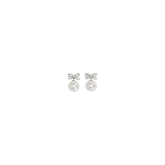 Self-Portrait Silver Brass Earrings