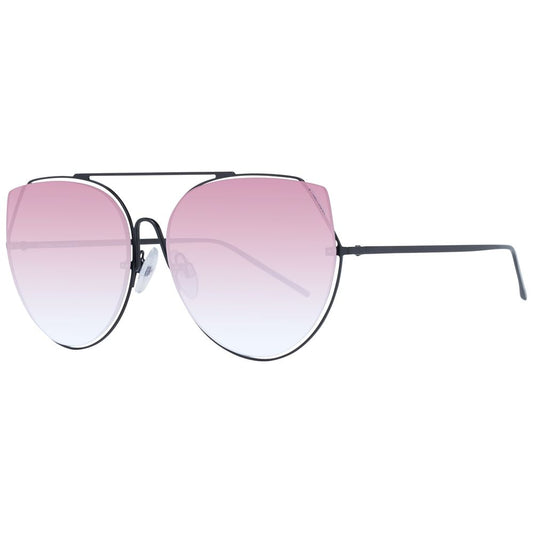 Ana Hickmann Black Metal Sunglasses