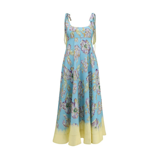 Alemais Multicolor Linen Casual Dress