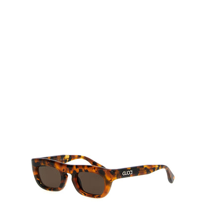 Gucci Brown Acetate Sunglasses