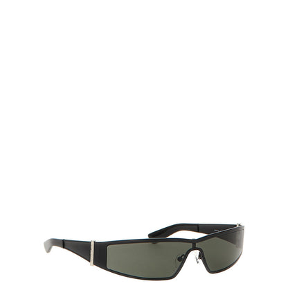 Alexander McQueen Black Acetate Sunglasses