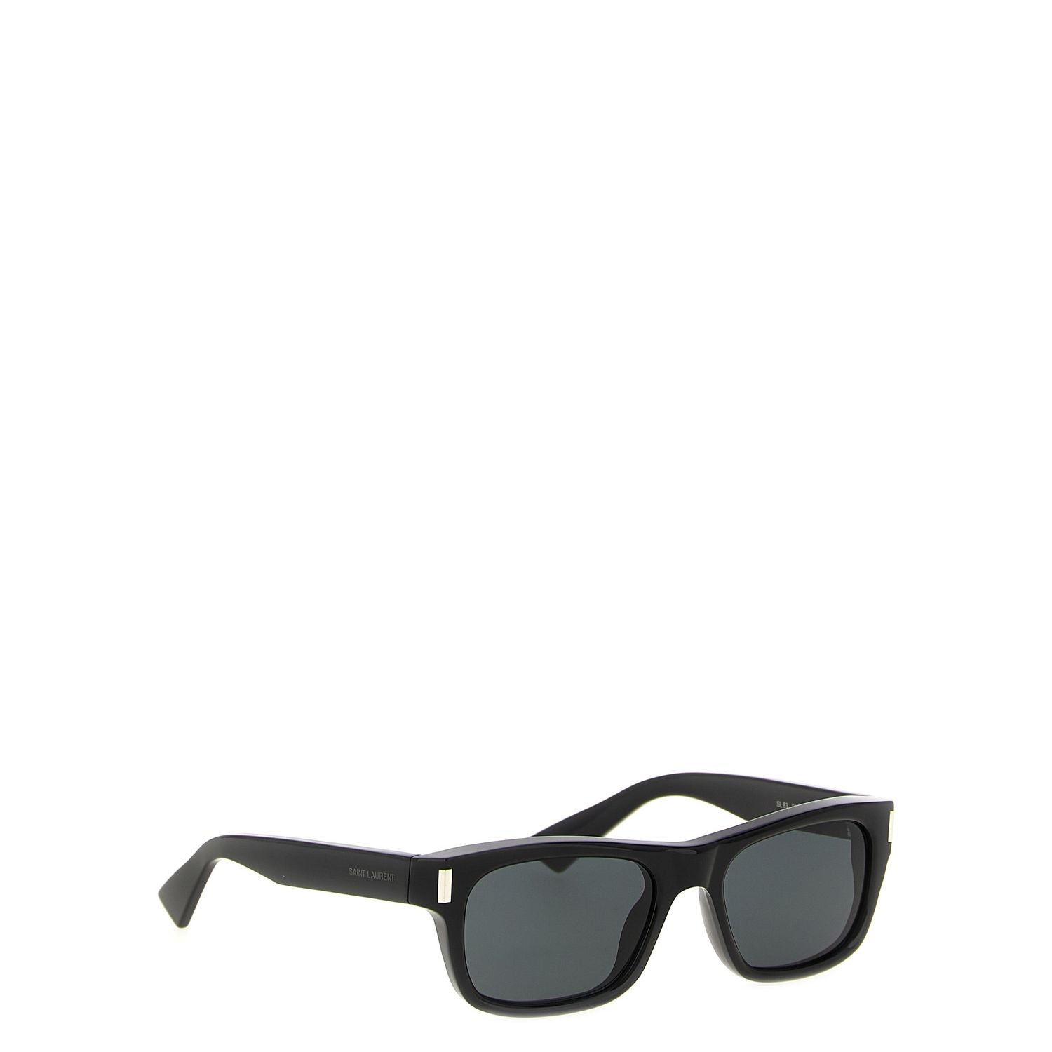 Saint Laurent Black Acetate Sunglasses
