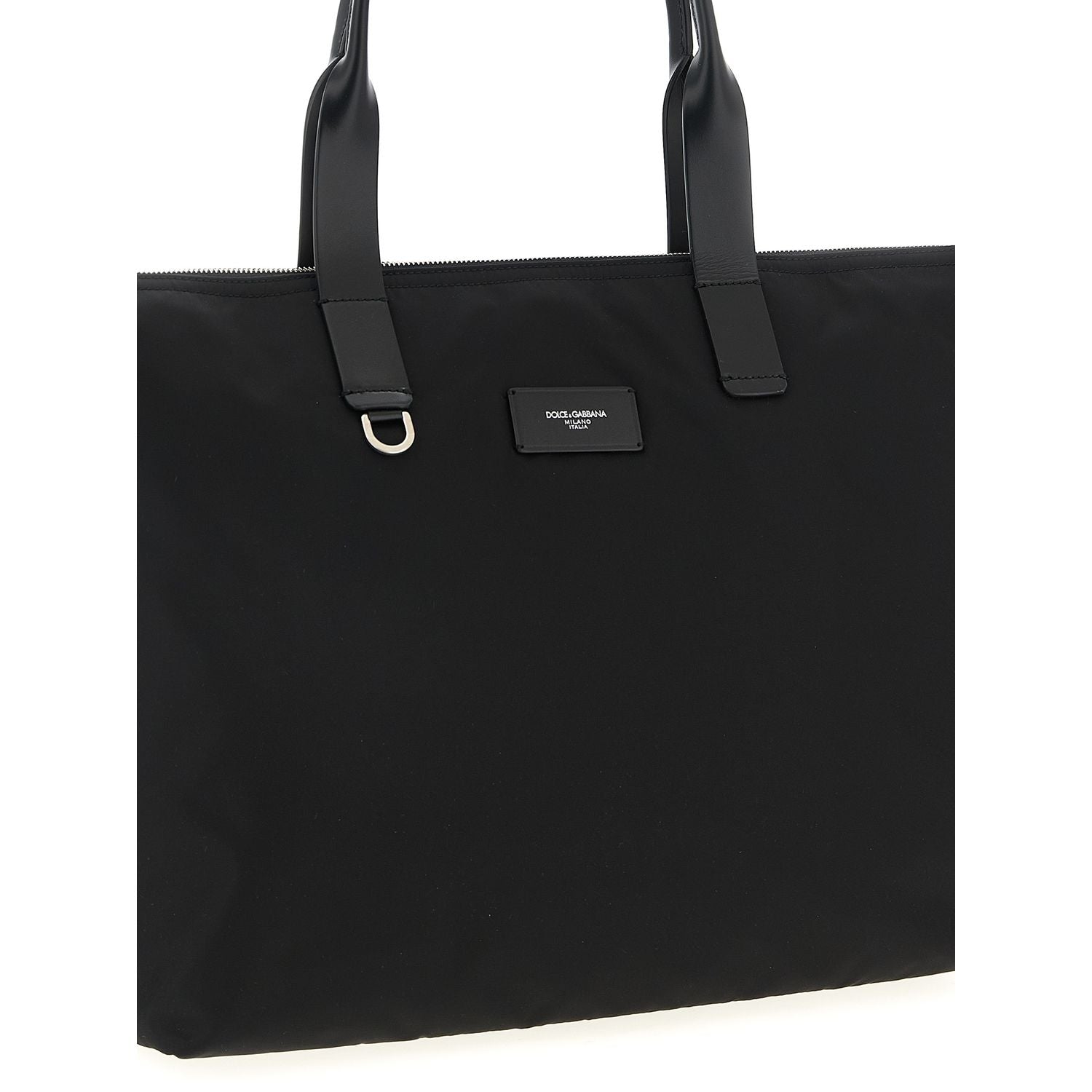 Dolce & Gabbana Black Polyamide Tote Bag