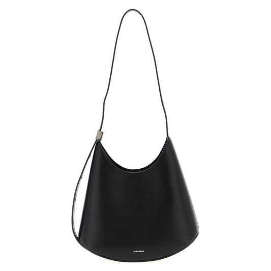 Jil Sander Black Bovine Leather Shoulder Bag