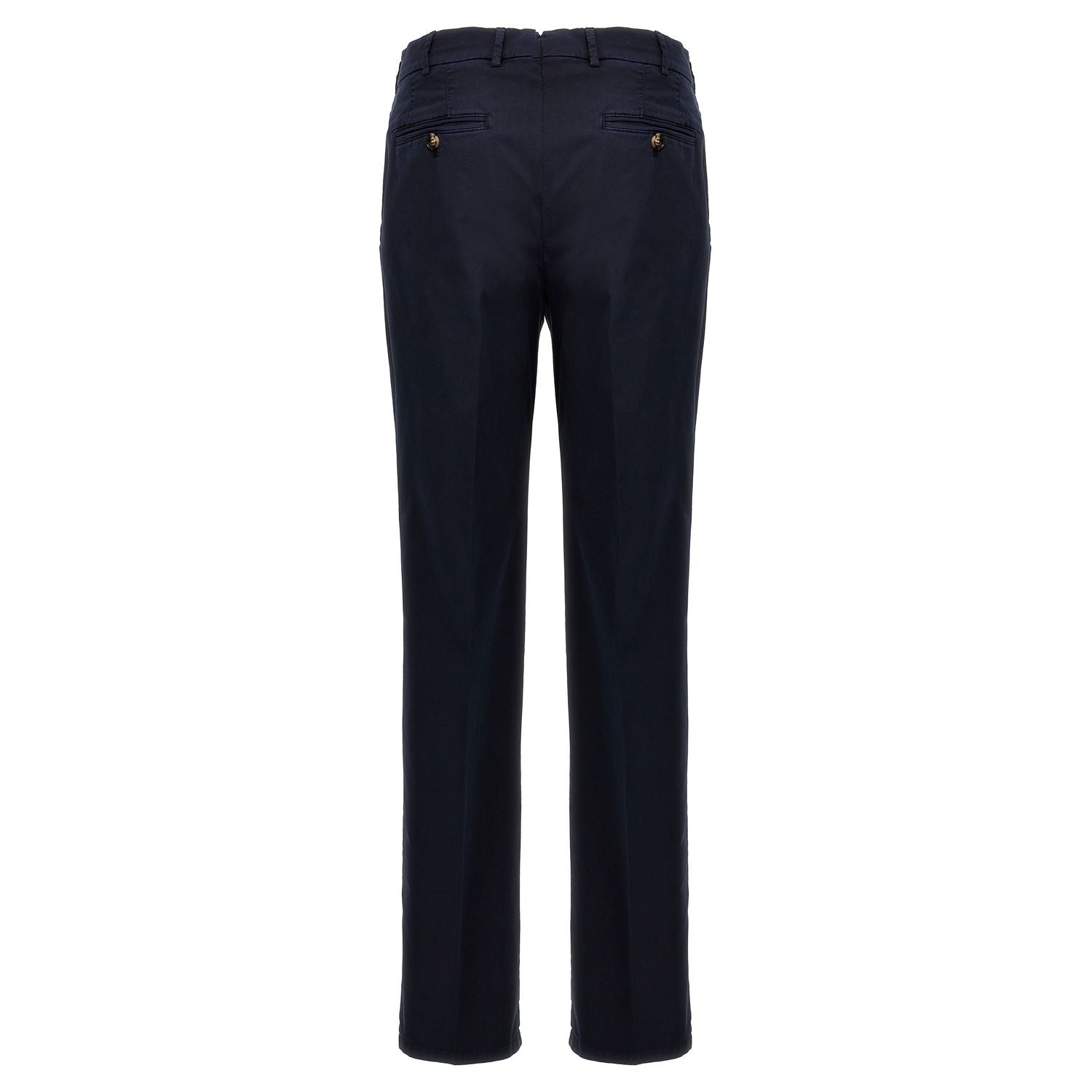 Brunello Cucinelli Blue Cotton Casual Pants