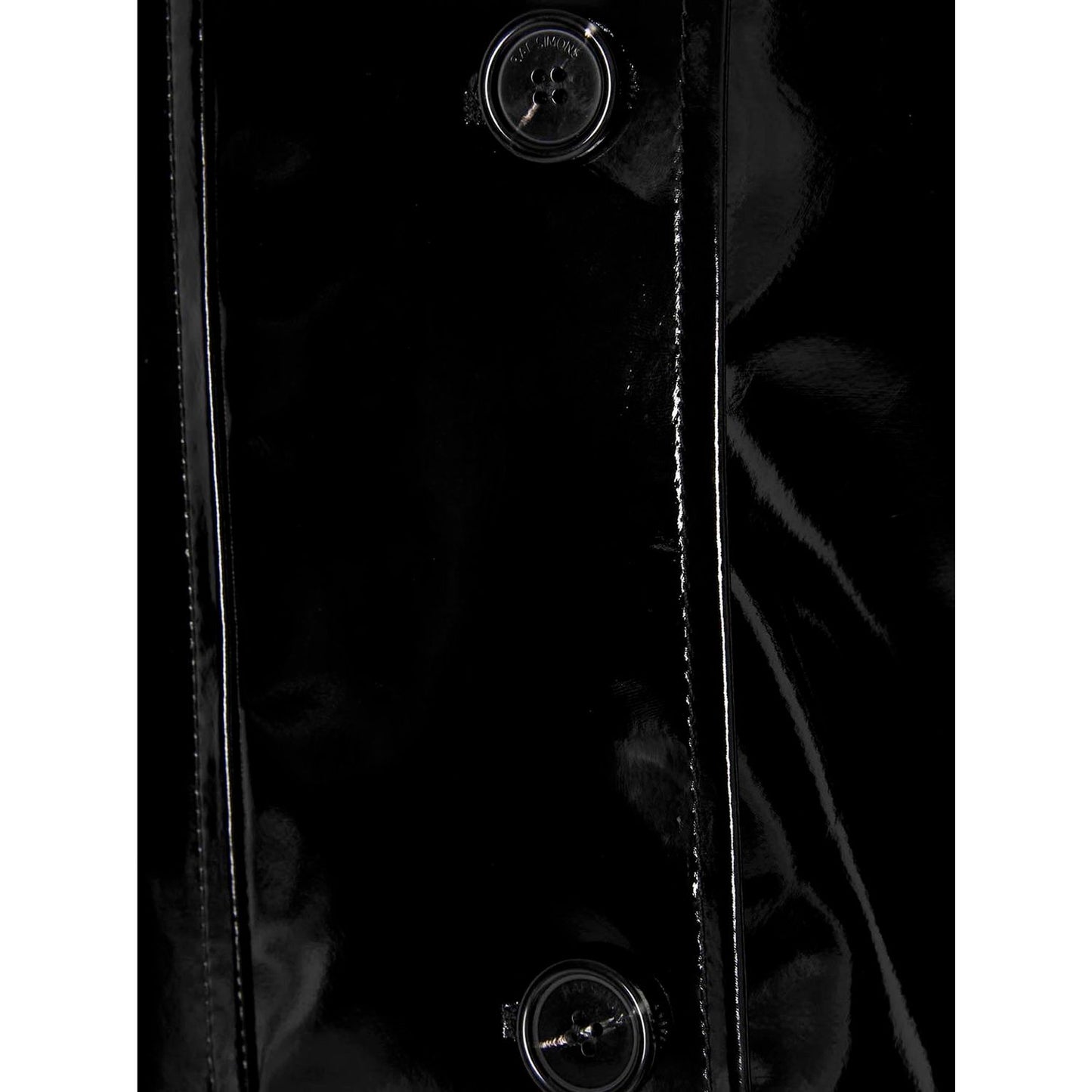 Raf Simons Black Cotton Coat