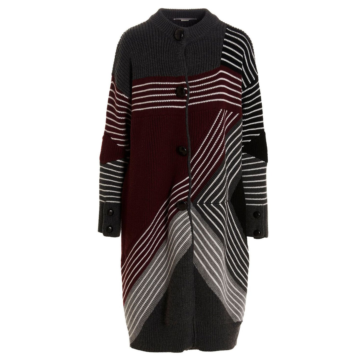 Stella McCartney Multicolor Virgin Wool Coat