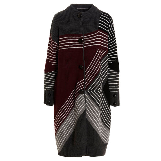Stella McCartney Multicolor Virgin Wool Coat