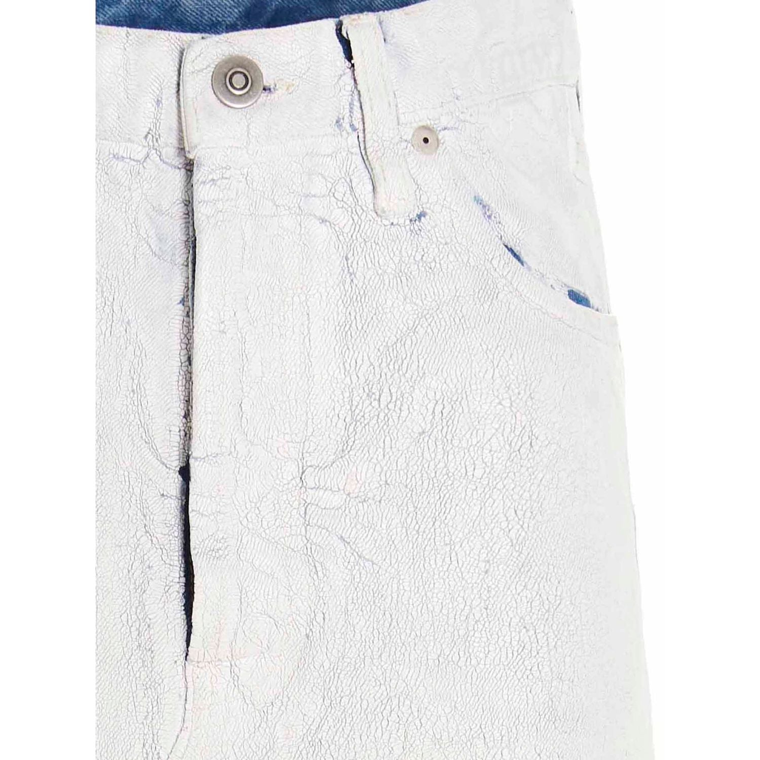 Maison Margiela White Cotton Mini Skirt
