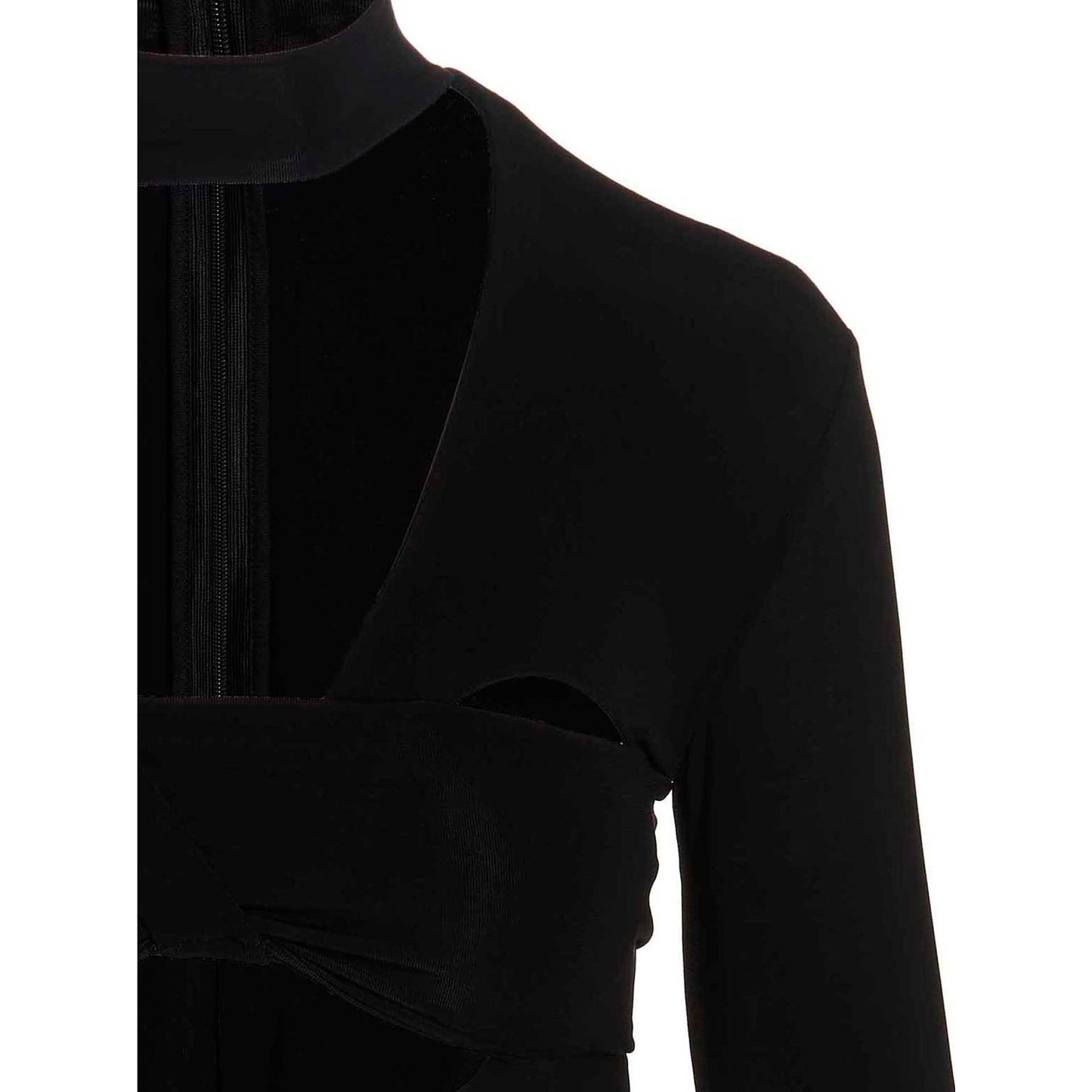 Ambush Black Viscose Bodysuit