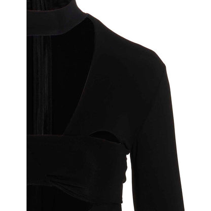 Ambush Black Viscose Bodysuit