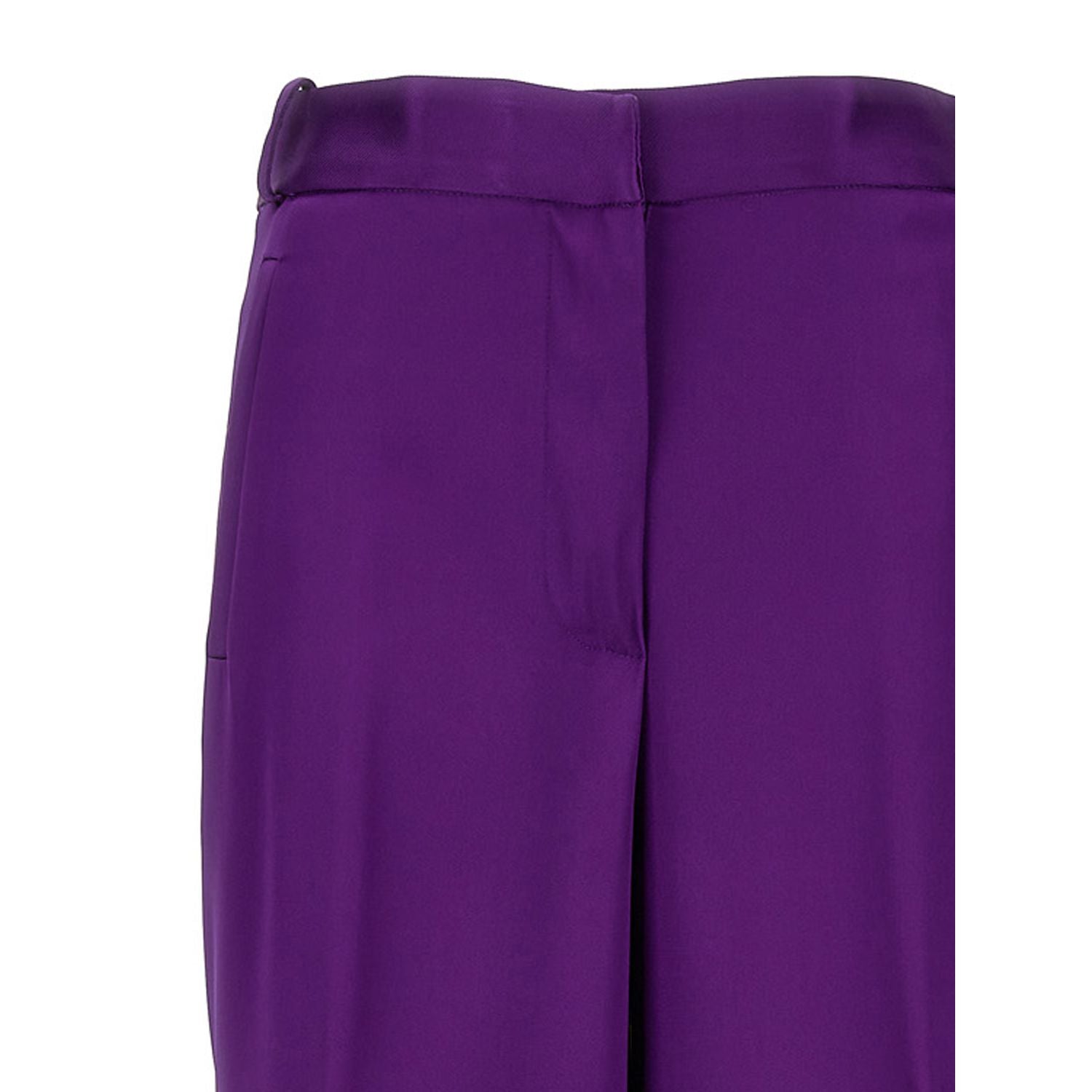 Versace Purple Viscose Cargo Pants
