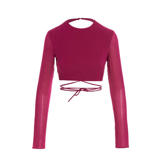 The Andamane Fuchsia Silk Shirt