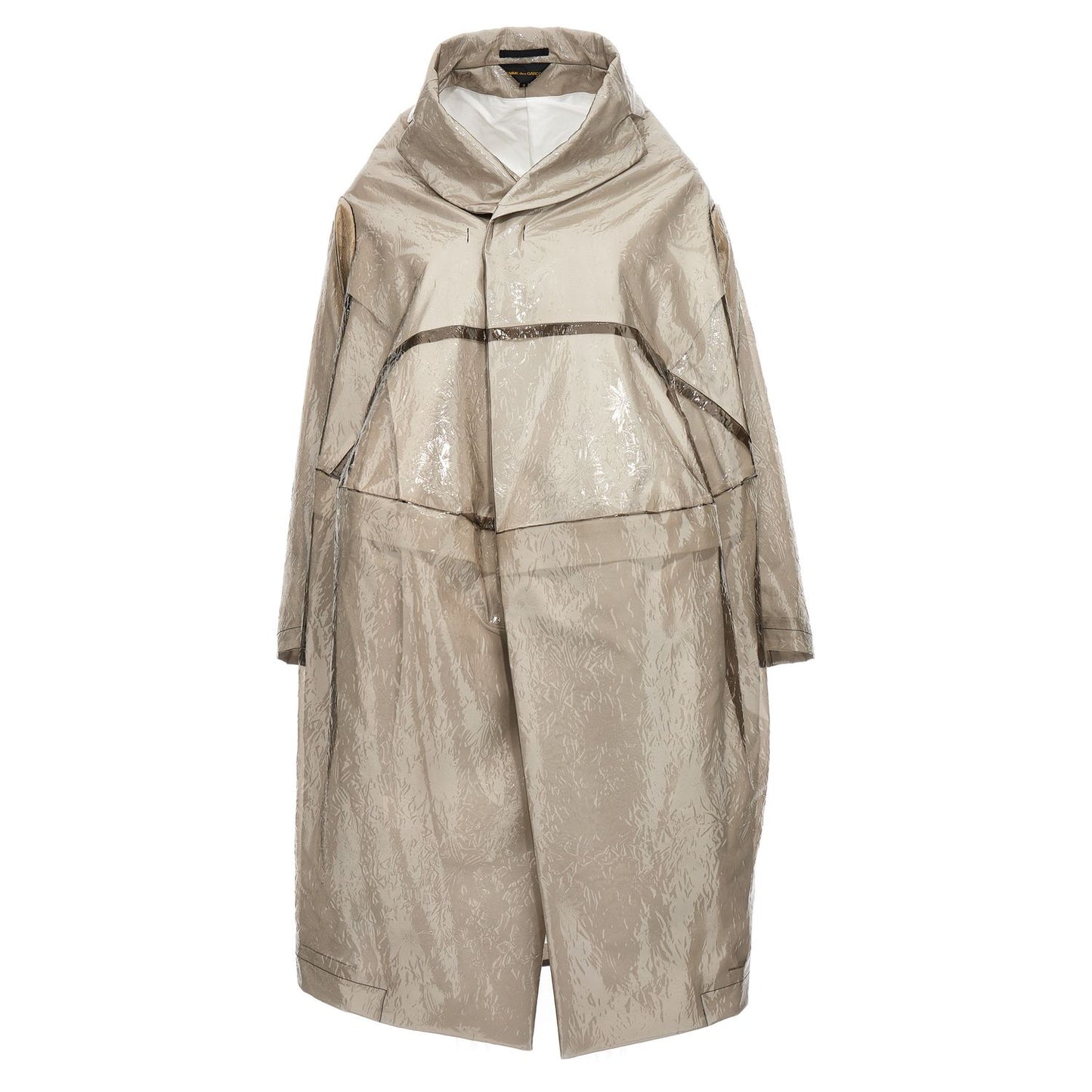 Comme Des Garçons Gray Polyethylene Coat