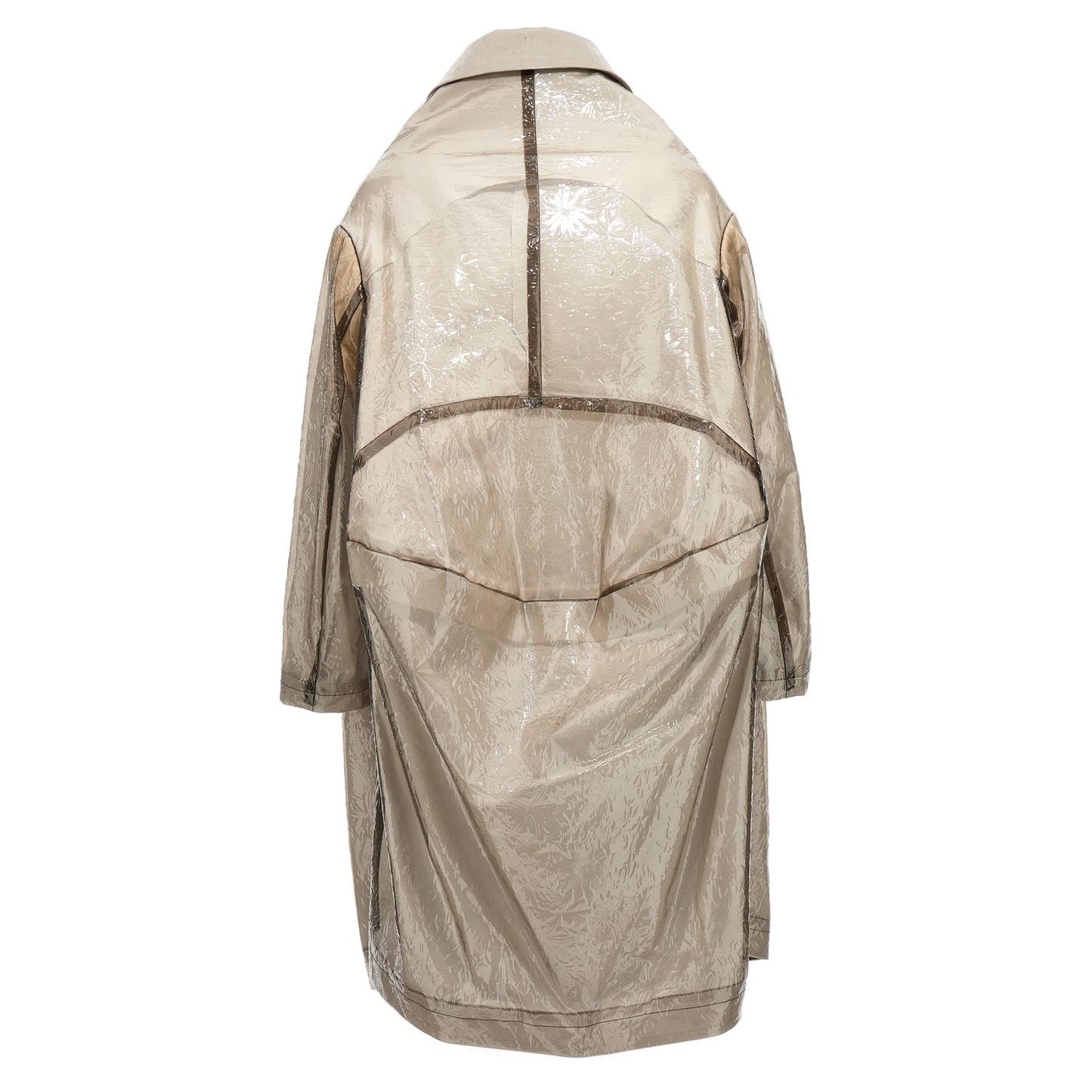 Comme Des Garçons Gray Polyethylene Coat