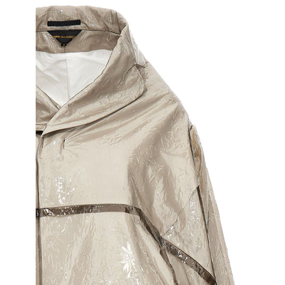 Comme Des Garçons Gray Polyethylene Coat