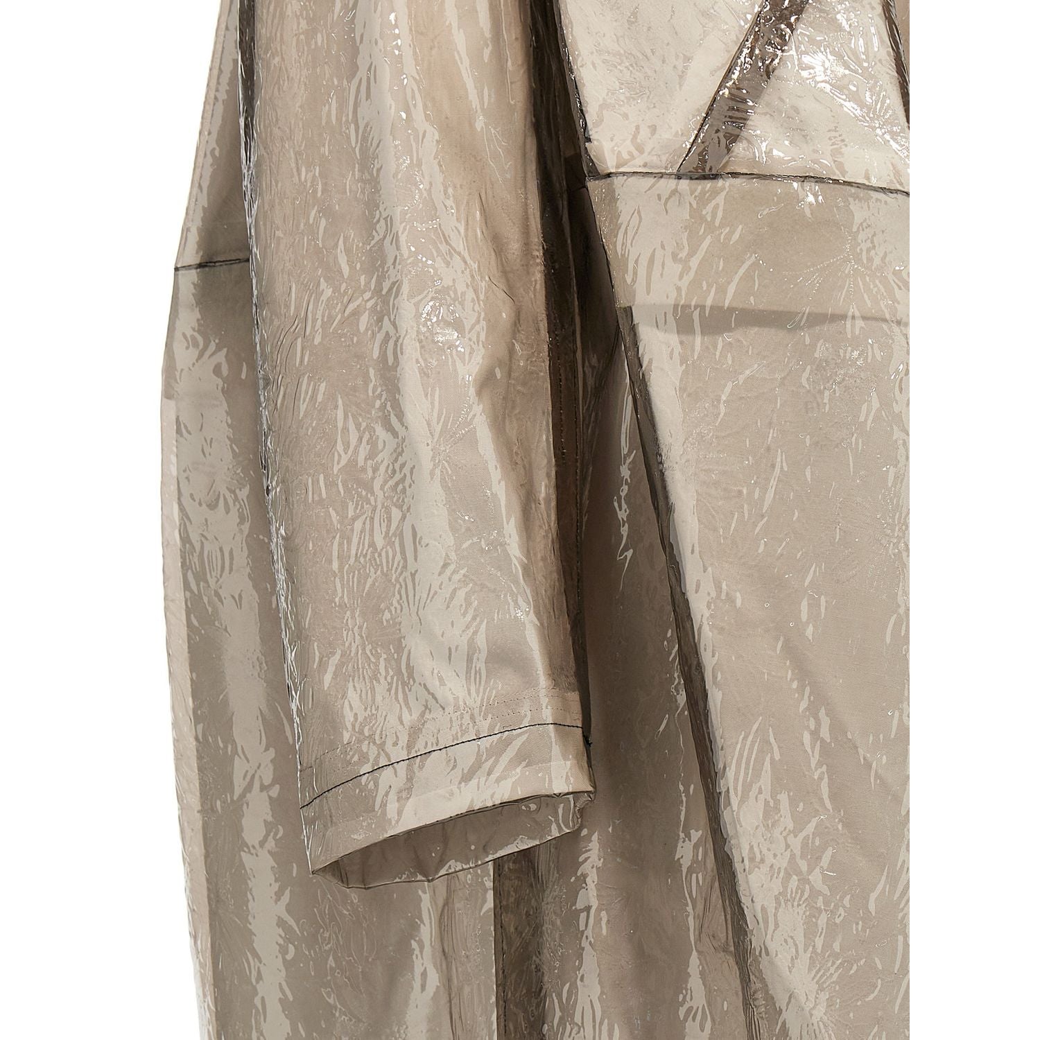 Comme Des Garçons Gray Polyethylene Coat