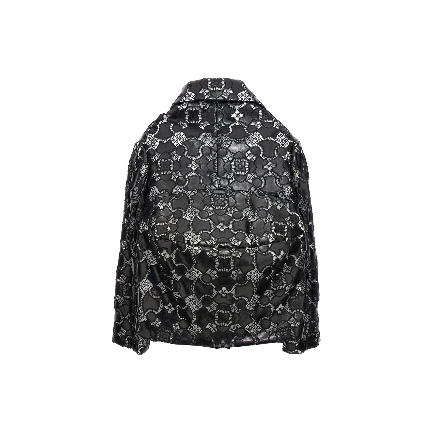 Comme Des Garçons Bicolor Polyethylene Leather Jacket