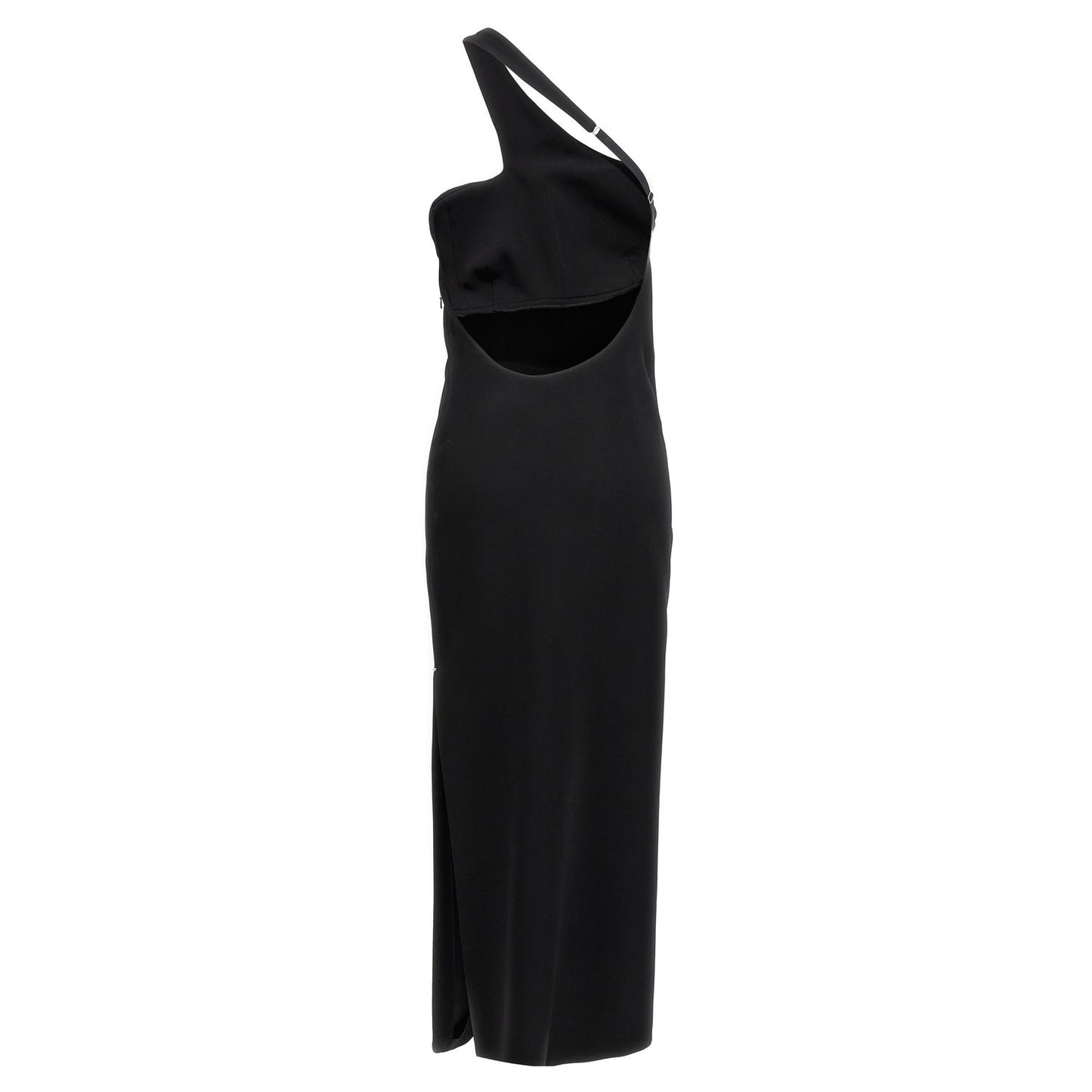 Sportmax Black Viscose Long Skirt