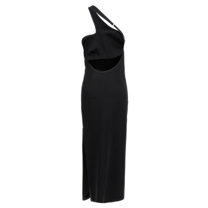 Sportmax Black Viscose Long Skirt