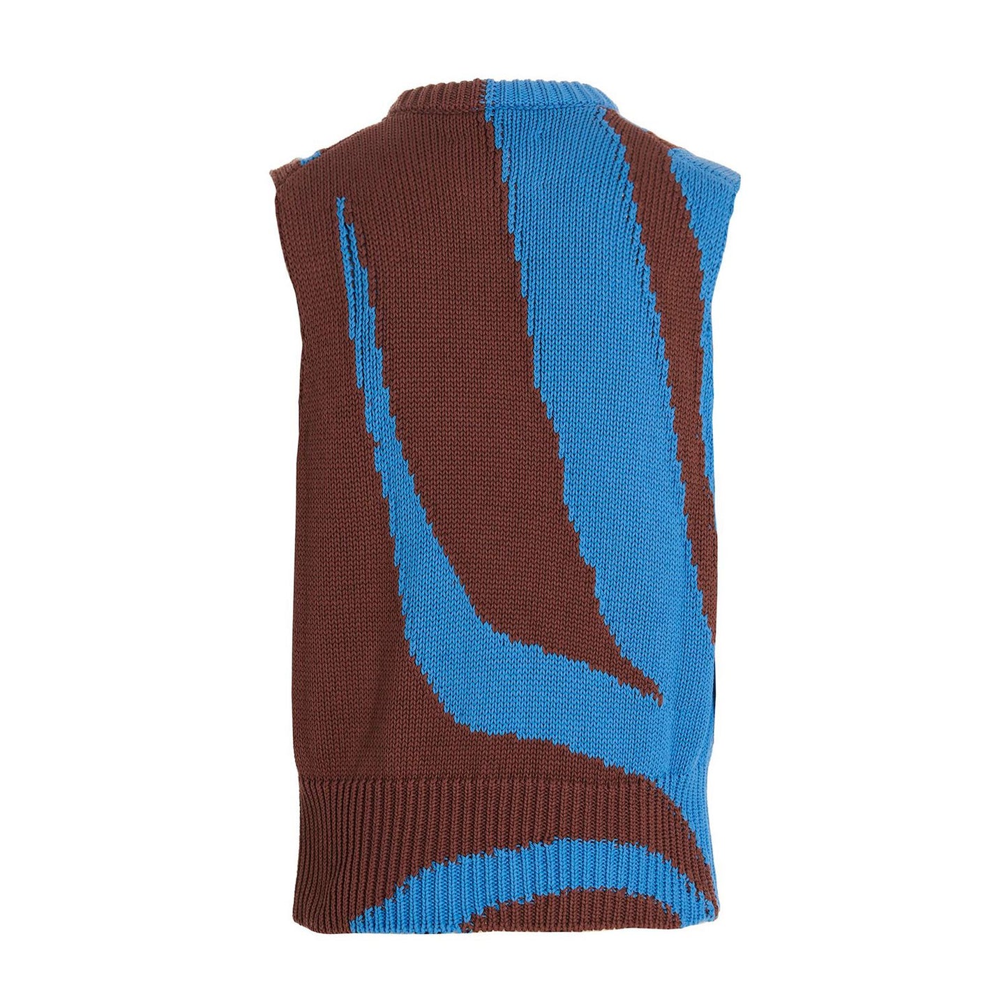 Jil Sander Multicolor Cotton Sleeveles Sweater