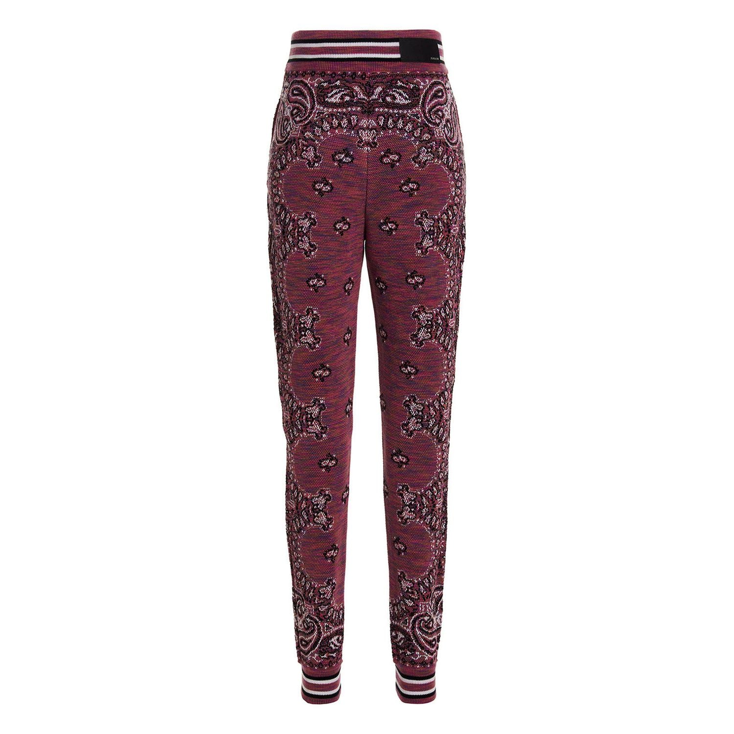 Amiri Purple Cotton Joggers (Workout Pants)