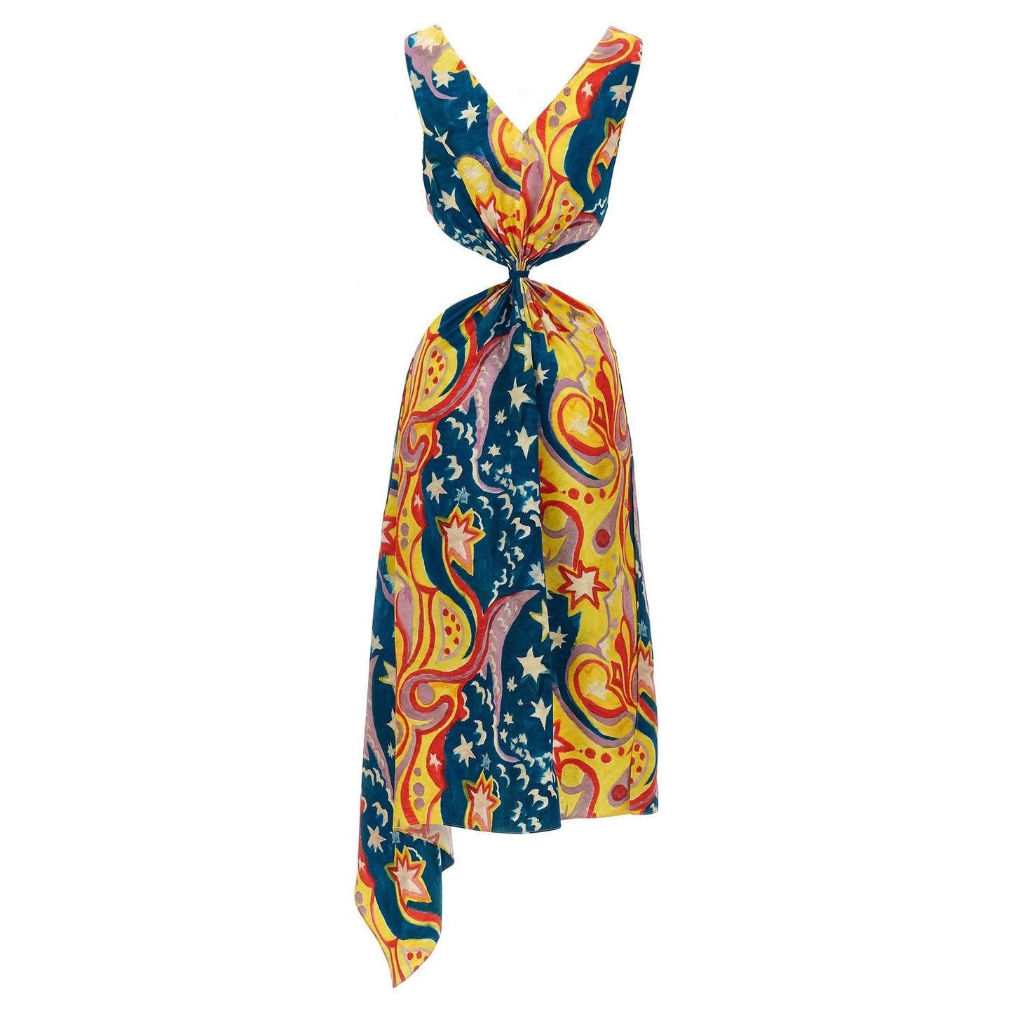Marni Multicolor Viscose Long Dress