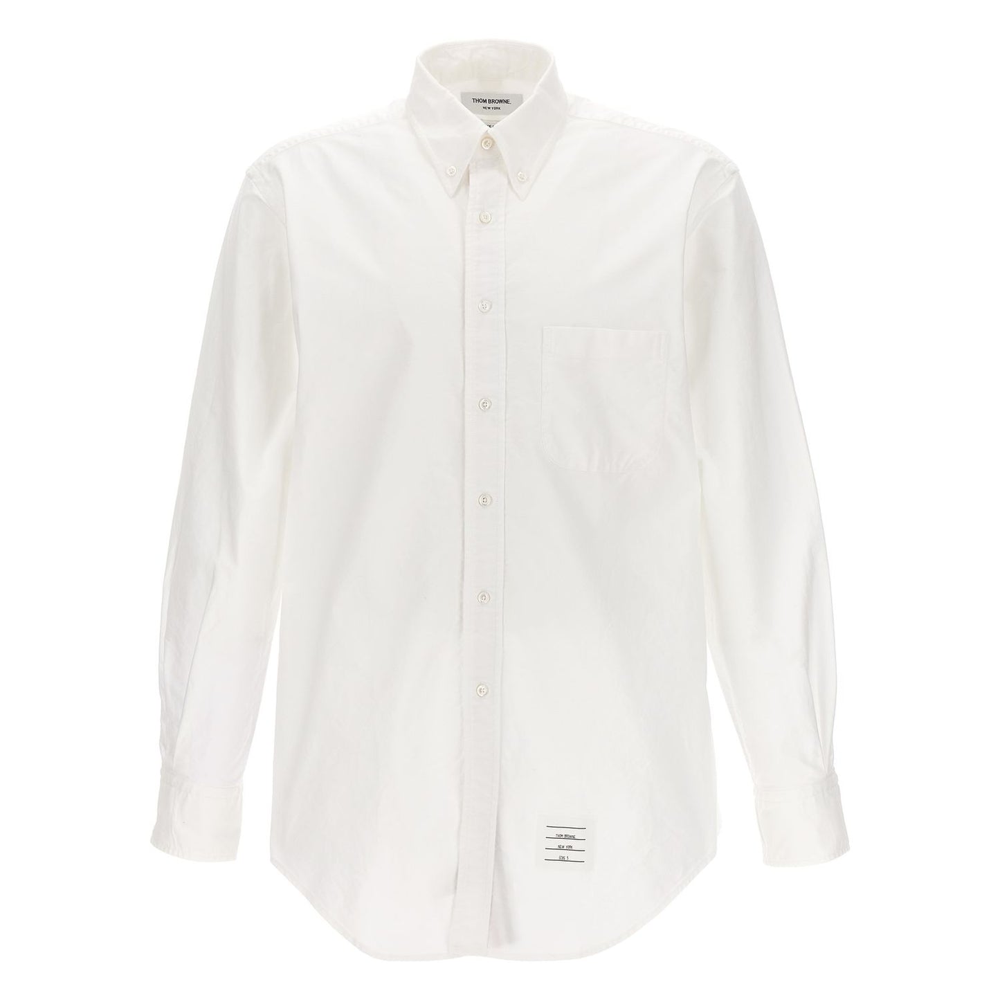 Thom Browne White Cotton Blouse
