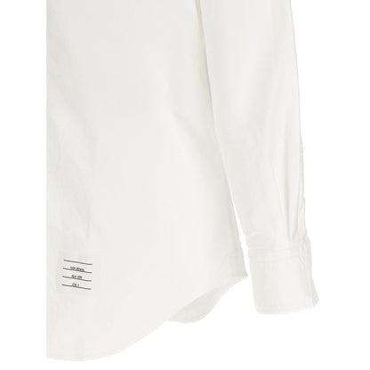 Thom Browne White Cotton Blouse