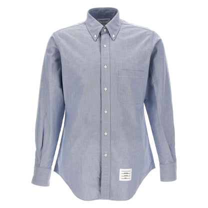Thom Browne Blue Cotton Blouse