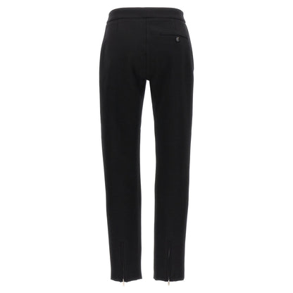 Ferragamo Black Elastane Skinny Pants