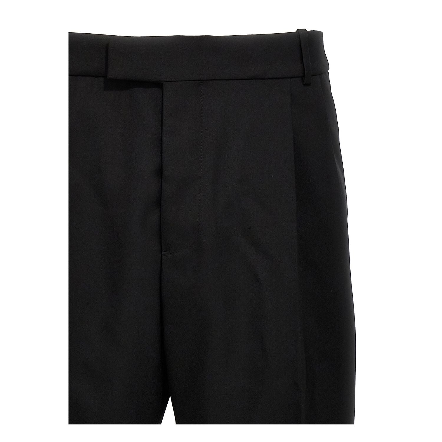 Alexander McQueen Black Wool Dress Pants