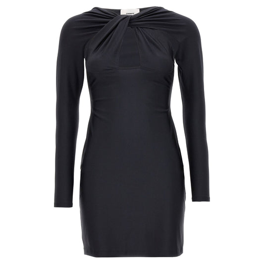 Coperni Black Polyamide Short Dress