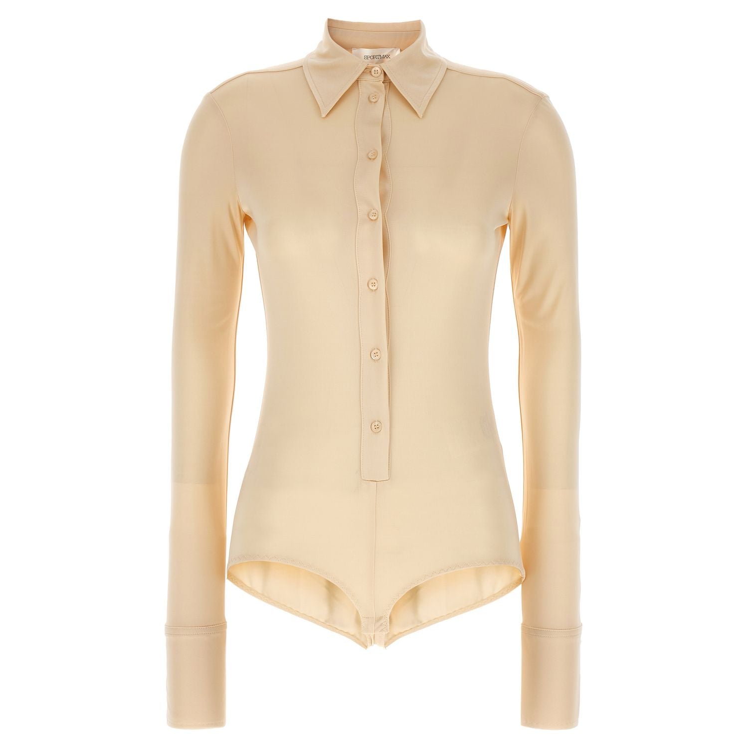 Sportmax Beige Viscose Bodysuit