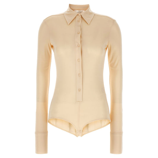 Sportmax Beige Viscose Bodysuit