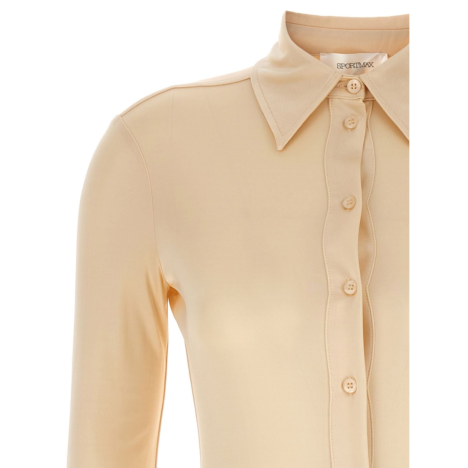 Sportmax Beige Viscose Bodysuit