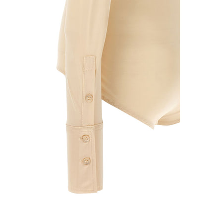 Sportmax Beige Viscose Bodysuit