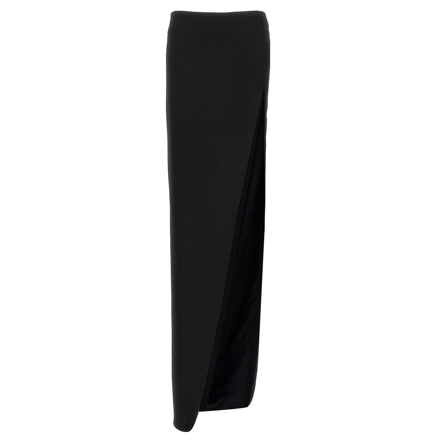 Ann Demeulemeester Black Lamb Leather Mini Skirt