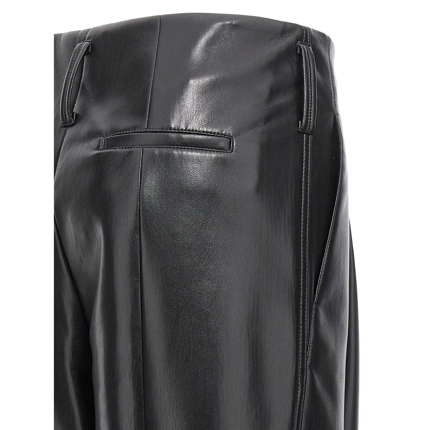 Philosophy Black Polyester Casual Pants