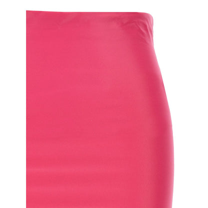 The Attico Fuchsia Polyamide Long Skirt