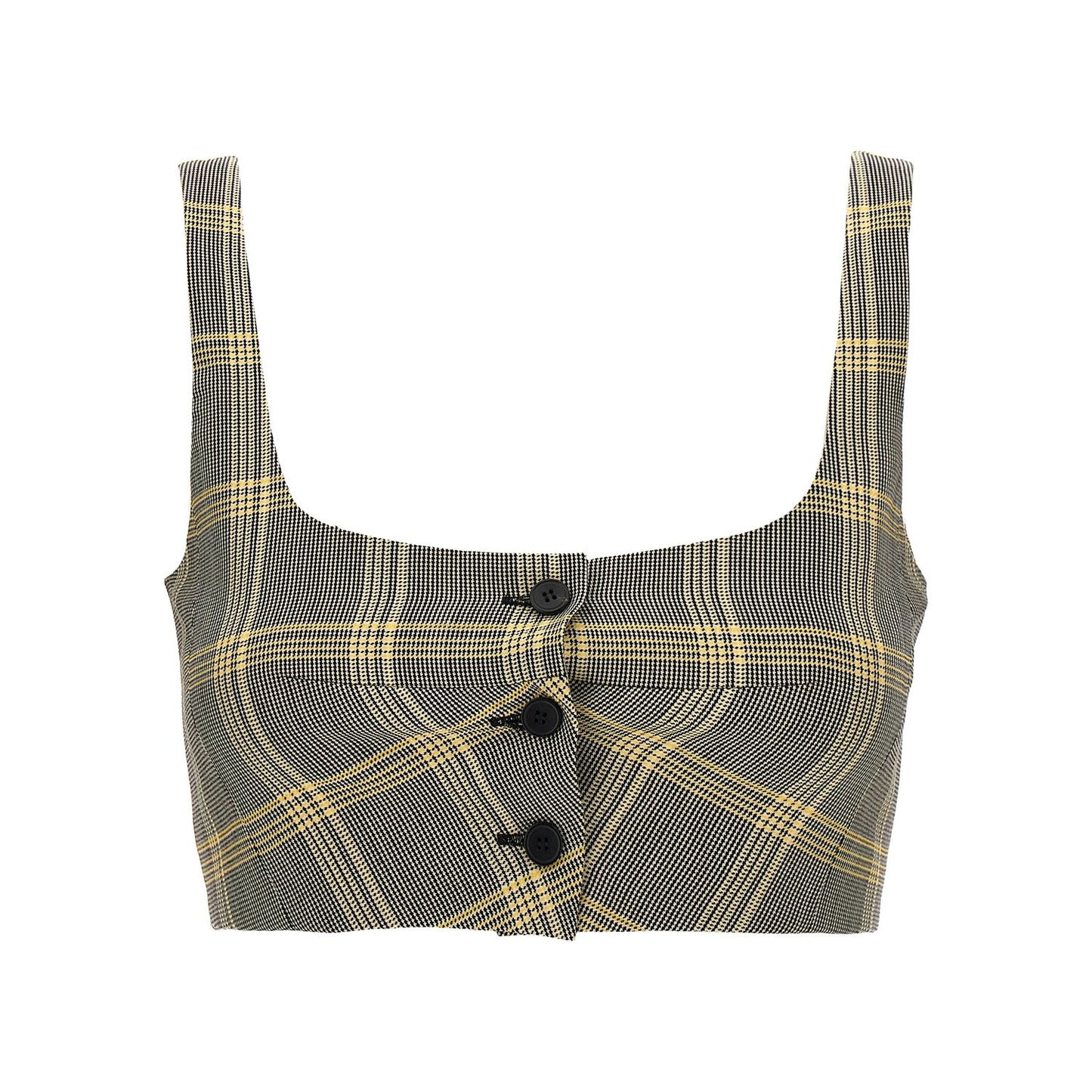 Marni Multicolor Virgin Wool Sleeveles T-Shirt