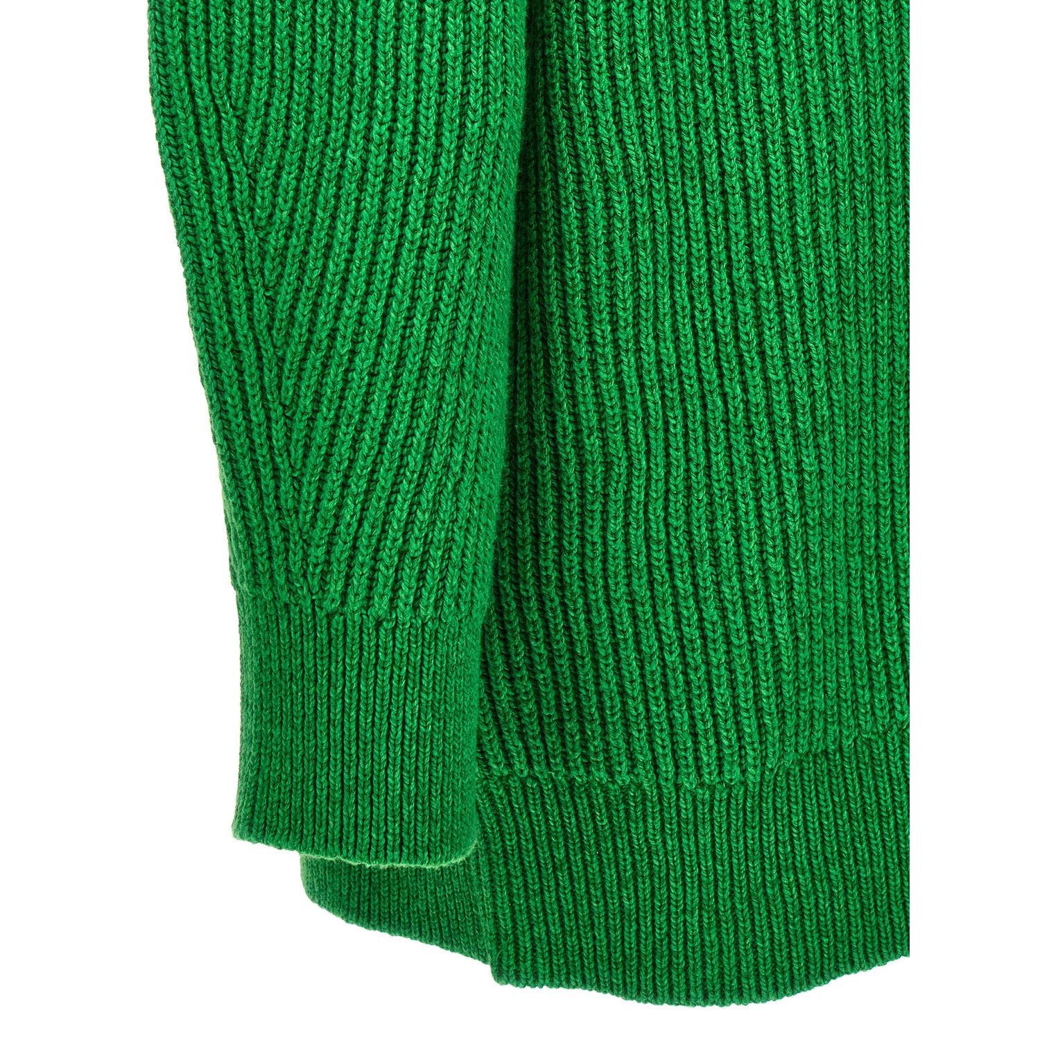 Jil Sander Bicolor Cotton Cardigan