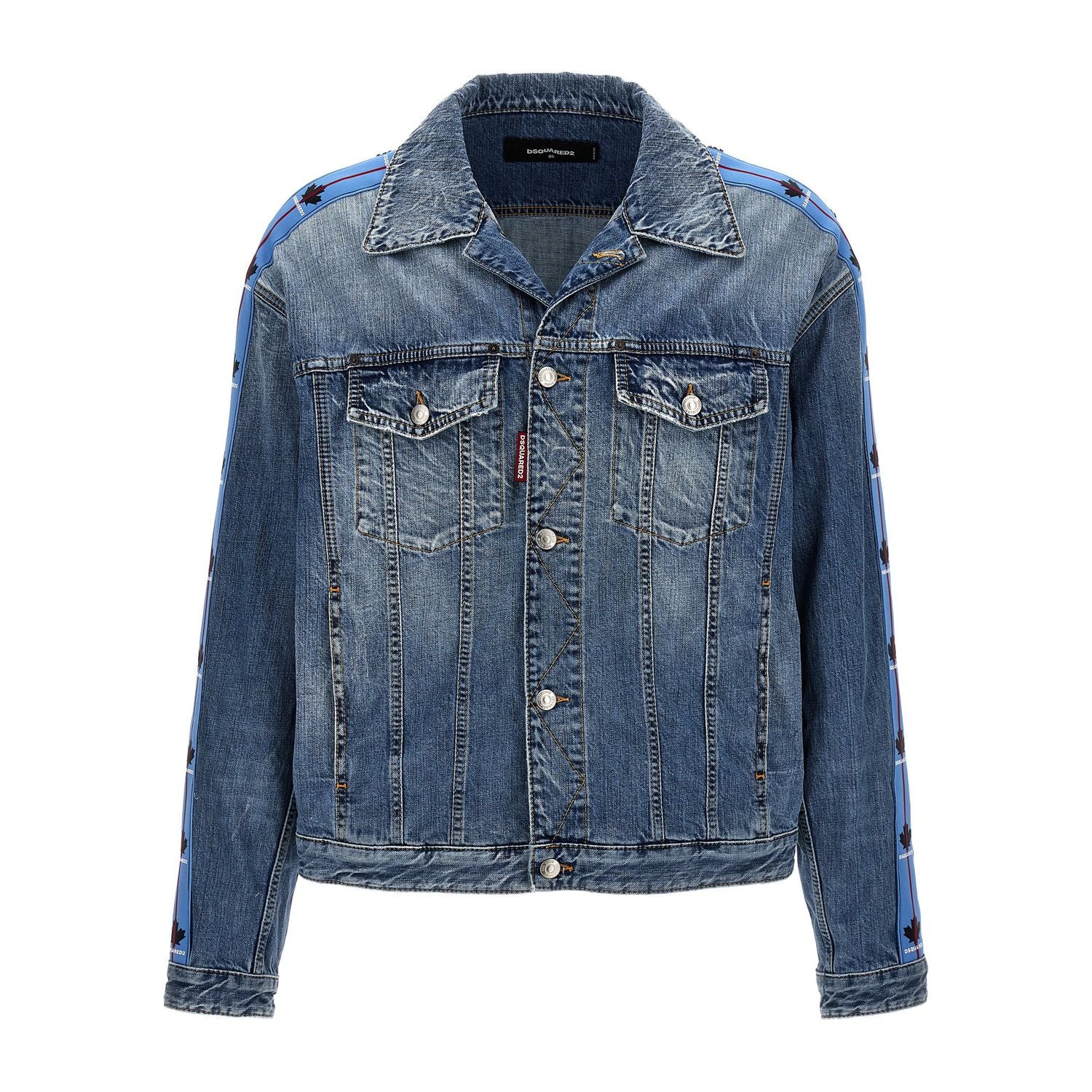 Dsquared² Blue Cotton Denim Jacket