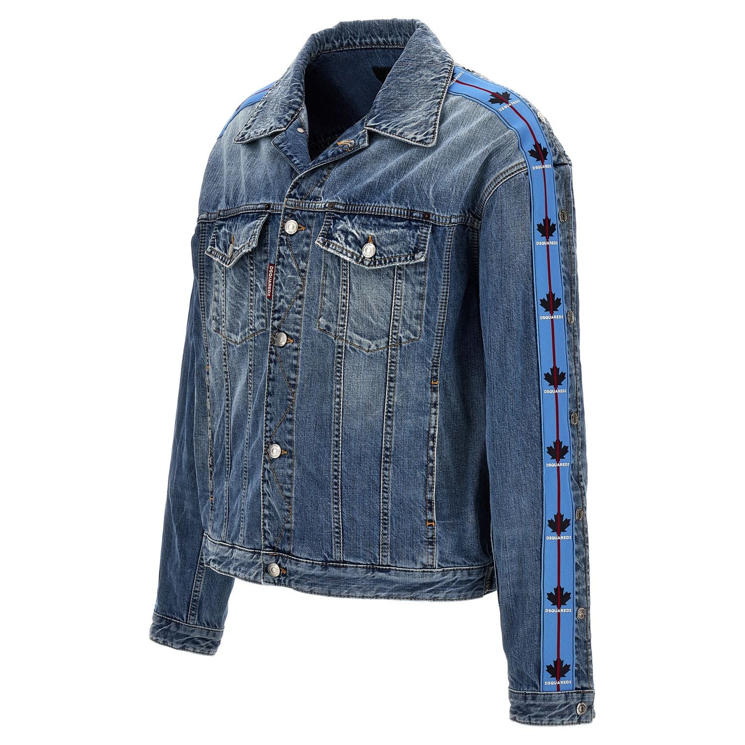 Dsquared² Blue Cotton Denim Jacket