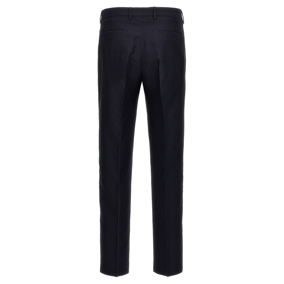 Etro Blue Cotton Dress Pants