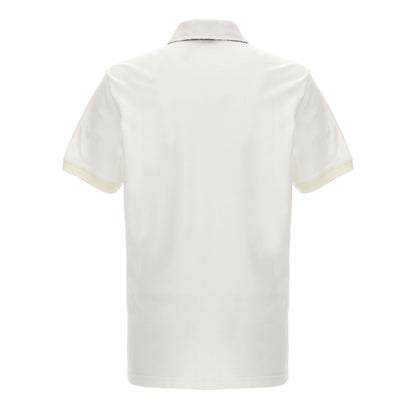 Etro White Cotton Polo Shirt