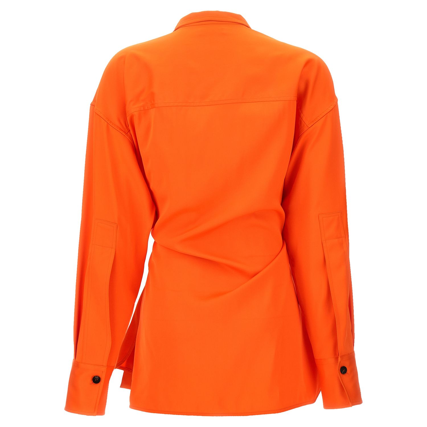 Ferragamo Orange Viscose Blouse